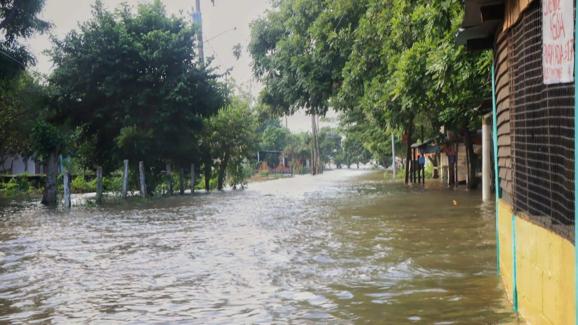 72 comunidades de Minatitlán afectadas por creciente del río Coatzacoalcos